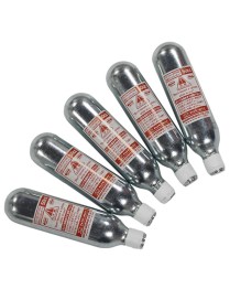 Set 5 CO2 patronen Hit-Air 50cc airbag vest navulling paardrijden
